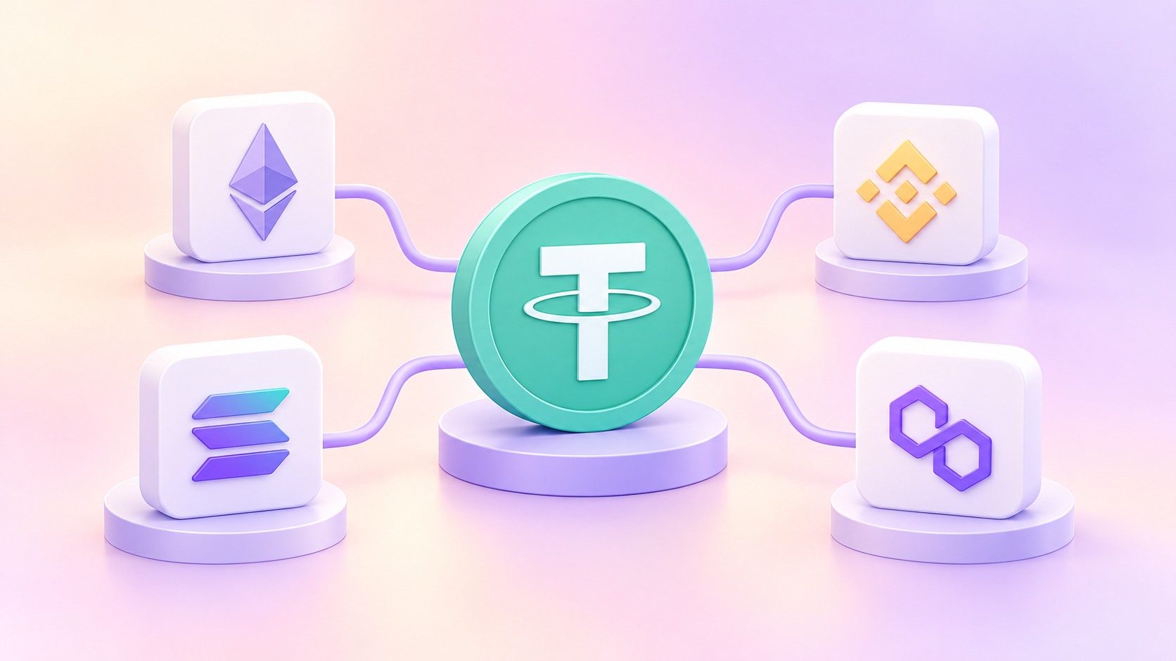 Same USDT, different networks
